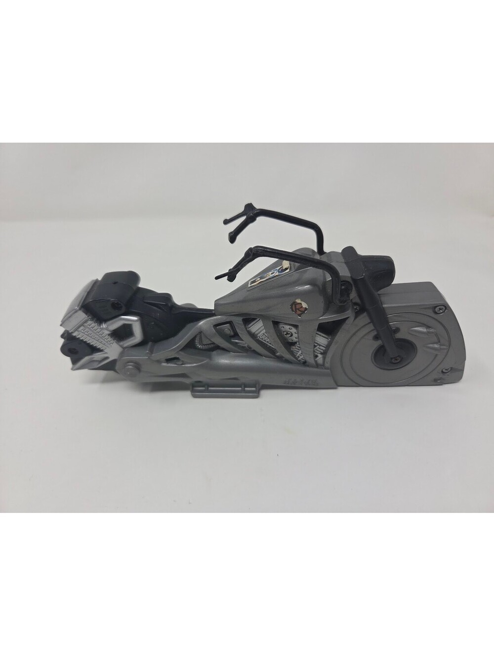 1995 DC Comics Robin Motorcycle Toy Gray Batcycle Action Figure Vehicle